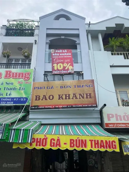 Bán nhà 2 mặt tiền lý chính thắng, q3, dt 3,6x14m nở hậu 53m24 tầng, hdt 42 triệu giá 19,5 tỷ