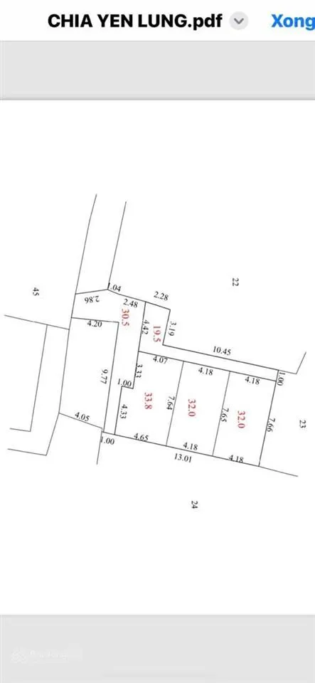 Em cần bán 117m2 đất thổ cư đã có sẵn 3 căn nhà 6 tầng tại thôn yên lũng hiện tại có 17 phòng