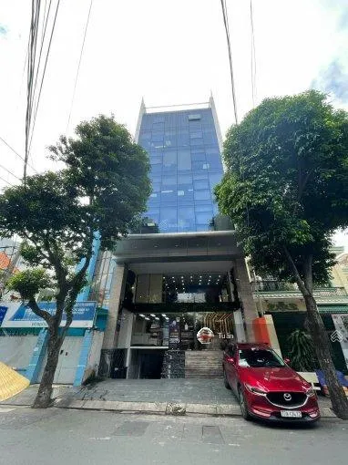 Bán tòa nhà văn phòng mới xây đường hoàng hoa thám 6 x 22m hầm 6 tầng hđ thuê 100 triệu