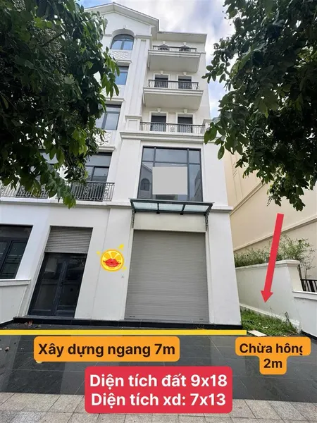 Bán nhà vinhomes quận 9 diện tích đất 162m2, thiết kế 5,5 tầng giá 27,9tỷ, cho thuê 50tr 60tr/th