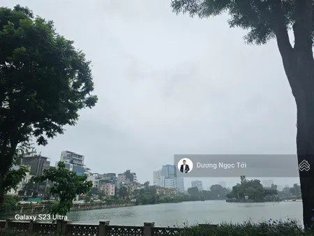 Bán nhà 2 mặt phố,đường linh đàm, hoàng liệt, hà nội,27,7 tỷ, 122m2 đường ô tô tránh, nhà sát hồ.