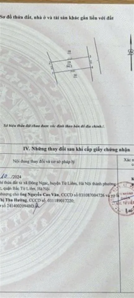 Mảnh đất vàng sát học viện tài chính,mỏ, quận bắc từ liêm, 85m2, mặt tiền 5.5m, giá 11 tỷ. ô
