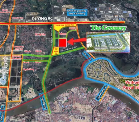 Liền kề the greenery 75m2. ngay chân cầu nguyễn trãi, lời ngay khi mua