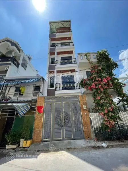Tôi cần bán nhà mới 5 tầng,tặng nội thất mặt tiền kinh doanh đường nhựa 10m thông4x14nhỉnh 6 tỷ