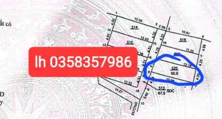 Bán đất 50m² ngang 4m giá 1.1 tỷ Xã Sóc Sơn