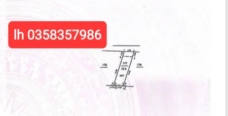 Bán đất 72m² ngang 6m giá 1.15 tỷ Xã Trung Giã