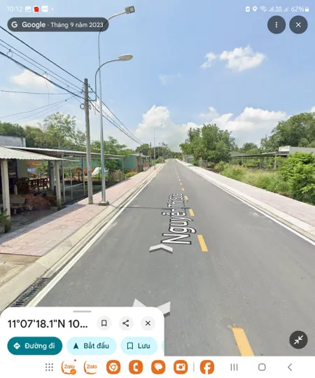 Chính chủ bán nhanh lô đất mặt tiền Nguyễn Thị Sữa, sát bên tỉnh lộ 15, đường vào khu du lịch Một Thoáng Việt Nam
