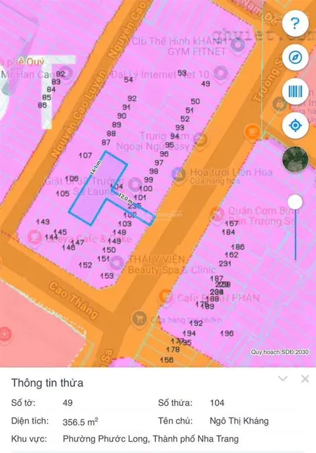Bán đất mặt tiền đường trường sa sát chợ bình tân ngang 10m