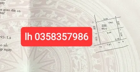 Bán đất 80m² ngang 5m giá 2.08 tỷ Xã Sóc Sơn