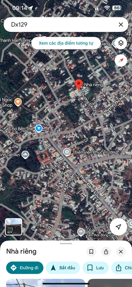 Mt Dx129 Tân An cũ (phường Phú An-TP.HCM) nhựa 5m thông gần chợ Bến Thế vị trí trung tâm đẹp giá êm