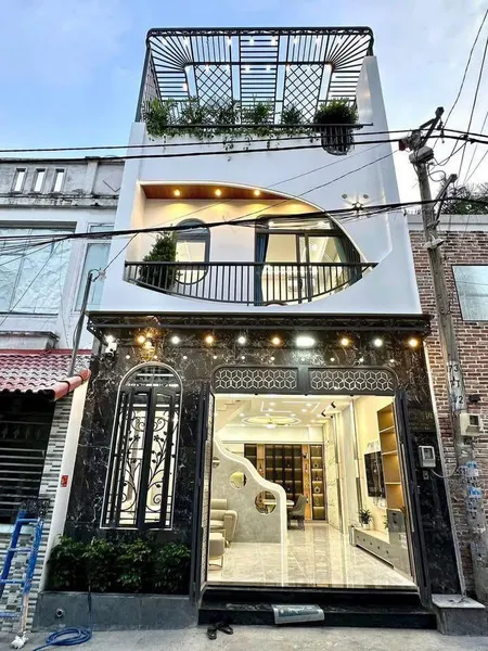 Bán Nhà Mới Xây - Thiết Kế Hiện Đại - Đầy Đủ Nội Thất - Khu Dân Cư An Ninh