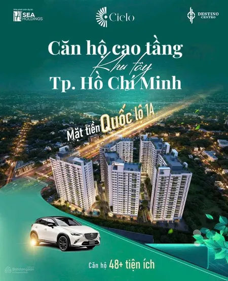 299tr sở hữu căn 2pn tại cielo mt ql1a, sát chợ bình chánh, ân hạn gốc & hỗ trợ lãi suất 0% 24th