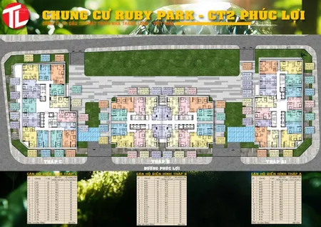 Bán căn hộ 1pn 48m2 tại ruby park, đường phúc lợi, long biên, hà nội giá 2,9 tỷ
