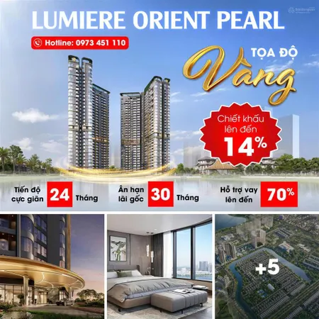 Bán căn 3n 2vs toà palma, lumiere orient pearl view biển hồ, giá chỉ từ 87tr/m2. 0973 451 ***