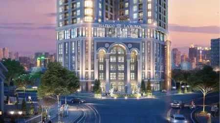 Bán gấp căn góc số 05 chung cư hateco laroma huỳnh thúc kháng 1112m2, 3pn, full nội thất, giá rẻ