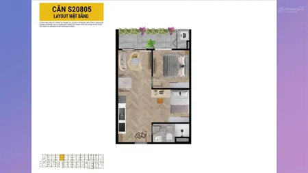 Căn studio giá rẻ dt 31,6m2 tầng 17 view trực diện sông dự án spana của tập đoàn sun group