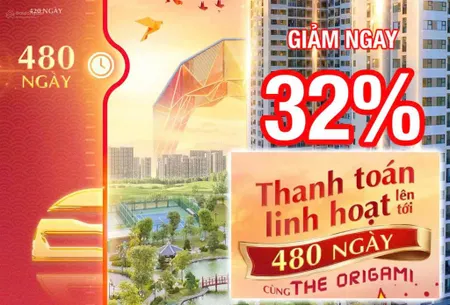 Giỏ 99 căn độc quyền giá rẻ nhất thị trườngthe origami vin q.9 chiết khấu 32% thanh toán giãn 480n
