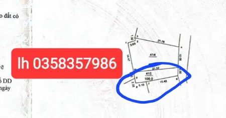 Bán đất 100m² ngang 4m giá 2.5 tỷ Xã Nội Bài