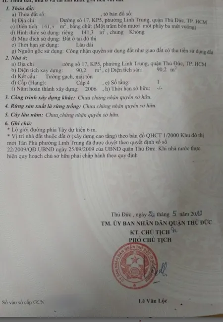 Bán nhà 8m² ngang 18m giá 15 tỷ Phường Linh Xuân