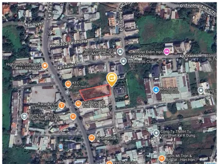 Bán đất 1933,3m² ngang 24m giá 150000 tỷ Xã Hóc Môn