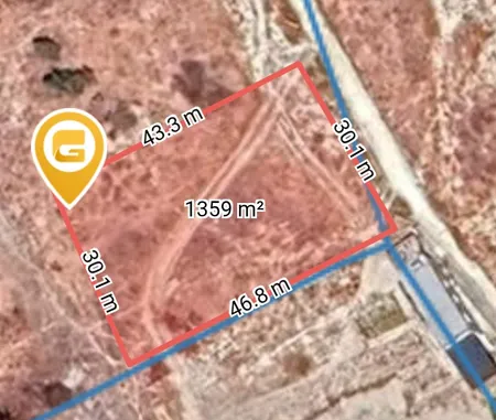 Bán đất 1359m² ngang 30m giá 1.8 tỷ Xã Hàm Tân