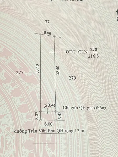 Bán đất 101.6m² ngang 6m giá 90 triệu / m Phường Buôn Hồ