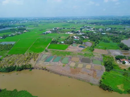 bán 500m2 đất vườn view sông gần cụm KCN và ngã 4 Lạc Tấn ra tl933b 600m xã Nhựt Tảo Tỉnh Tây Ninh