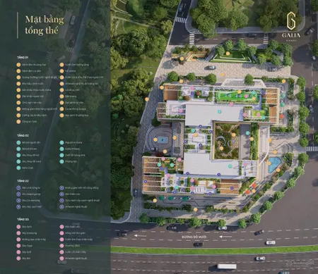 Bán căn 2 phòng ngủ 2 vs chung cư galia view hồ yên sở