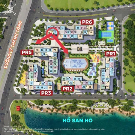 Bán nhanh stu , 26,7m2 , view khuôn viên cây xanh , tầng trung , 2,42 tỷ paris vinhome ocean park
