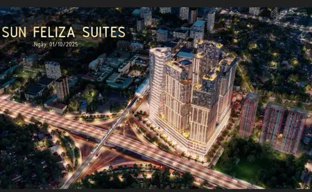 Bán căn hộ 2pn, 2wc, 72m2 tại sun feliza suites, 8,6 tỷ, cầu giấy, hà nội