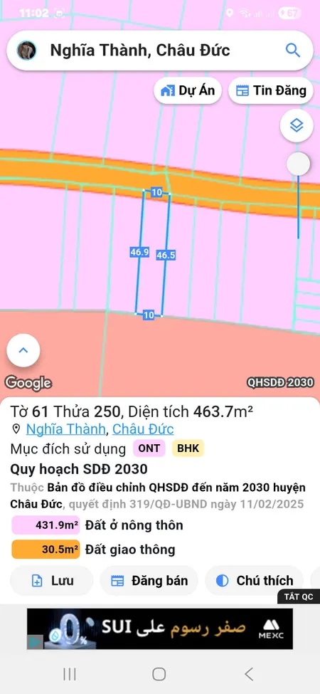 🌟 BÁN ĐẤT – NGHĨA THÀNH, SONADERZI 🌟