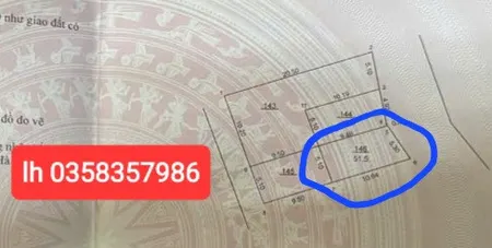 Bán đất 51.5m² ngang 5.30m giá 1.93 tỷ Xã Nội Bài