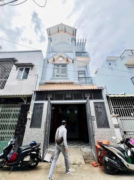 Nhà phố 1t2l đường lê văn khương, ngay tôn trường thành dt 75m2 hẻm 5m sổ riêng hoàn công đầy đủ