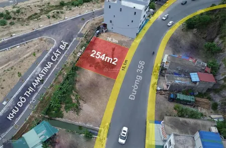 Bán lô đất đẹp 254m2 mặt tiền rộng tại trung tâm du lịch cát bà
