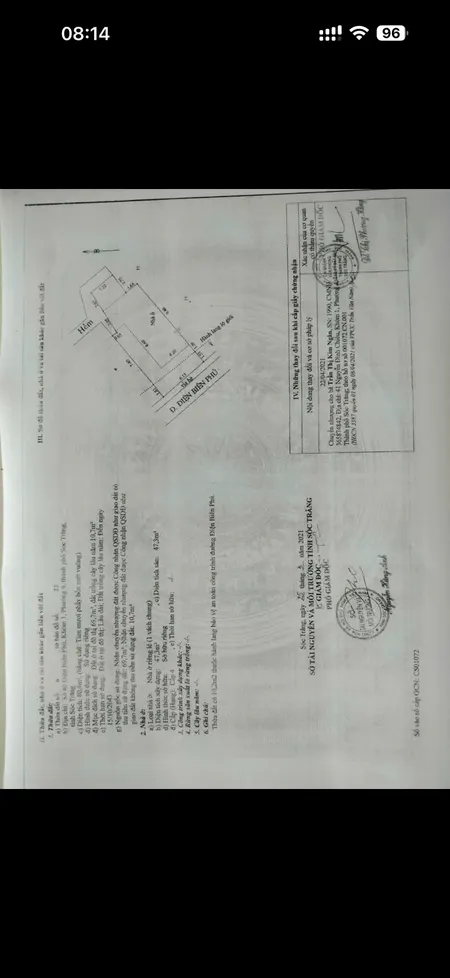 Bán nhà điện biên phủ 80.4m² ngang 6.15m giá 2.5 tỷ Phường Sóc Trăng