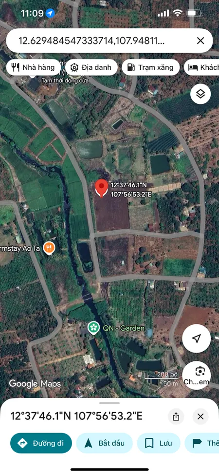 Bán đất 5086.4m² giá 2.5 tỷ Xã Hòa Phú
