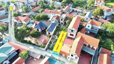 Bán đất 109.5m² ngang 5m giá 1.4 tỷ Xã Bình Tuyền