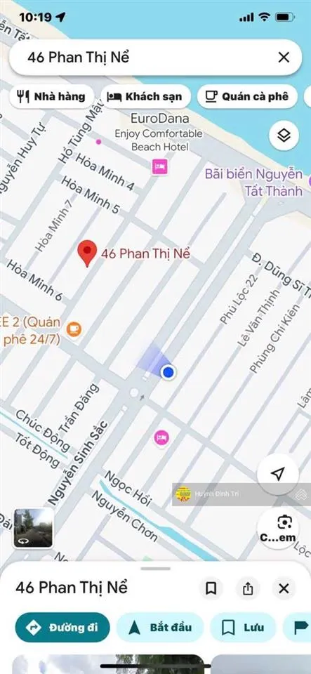 Bán lô đất đẹp phan thị nể sát biển
