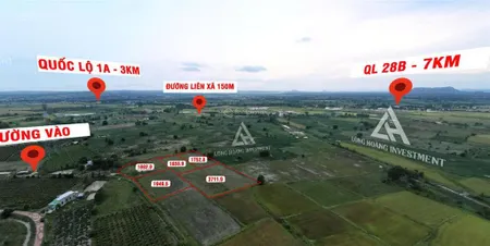 Kẹt tiền bán gấp lô đất trang trại phan thanh, ngay mặt kênh thủy lợi, nhà yến, tách 3 sổ 1250m2