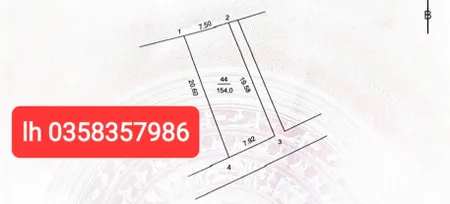Bán đất 154m² ngang 7.92m Xã Sóc Sơn