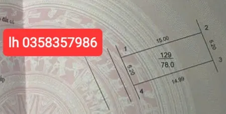 Bán đất 78m² ngang 5.20m giá 2.6 tỷ Xã Sóc Sơn