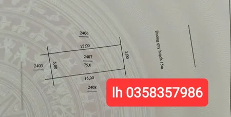 Bán đất 75m² ngang 5m giá 2.05 tỷ Phường Vạn Xuân