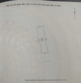 Bán đất 64.5m² ngang 4.15m Xã Phúc Thịnh