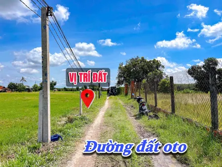 Bán đất full thổ 150m² ngang 5m giá 189 triệu Xã Long Giang, Bến Cầu, Tây Ninh