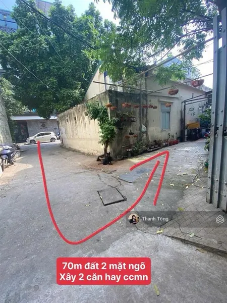 Quá đẹp, nhà 2 mặt ngõ, ô tô đỗ cửa, 70m2, tại hoàng mai, gần gamuda