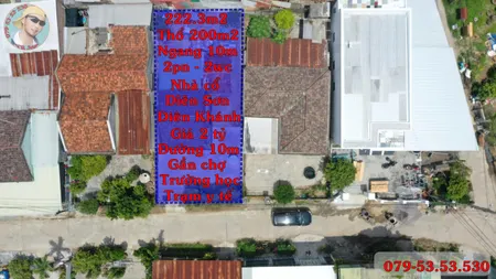 Bán Nhà Cổ Trung Tâm Diên Khánh – 222.3m² (200m² Thổ Cư), Đường 7m Quy Hoạch 10m, Sổ Hồng Riêng, 2PN – Không Gian Sống Bình Yên Giữa Lòng Phố Cổ, Giá Chỉ 2 Tỷ