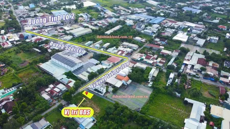 Bán đất 122.7m² ngang 6.2m giá 2.7 tỷ Xã Củ Chi