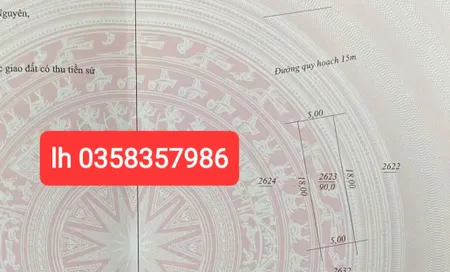 Bán đất 90m² ngang 5m giá 2.75 tỷ Phường Vạn Xuân