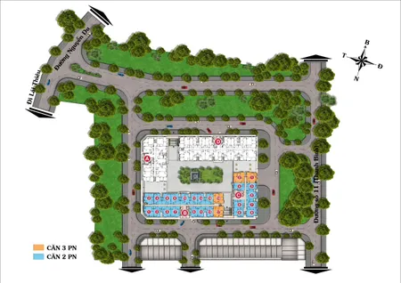 bán căn hộ Thanh Bình residence Thuận An, 52,5m2 giá 1,413 tỷ