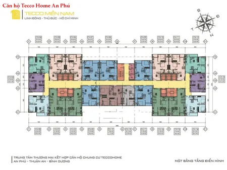 Tecco Home An Phú, giá chỉ 1,26 tỷ đang cho thuê 5tr/th. chỉ còn 1 căn cuối giá siêu tốt